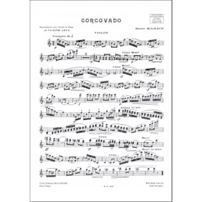 Saudades Do Brazil N 4 Corcovado Violon-Piano